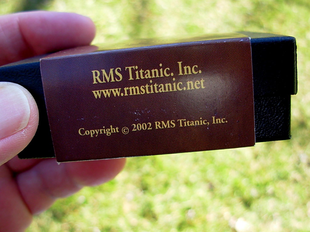 RMS Titanic Coal 90th Anniversary Collectors Edition