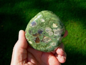 Polished Rain Forest Jasper Nodule from Australia