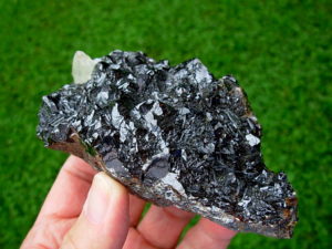 Old Stock 1960's Specimen Calcite on Sphalerite from the Elmwood Mine