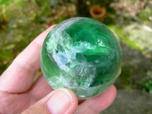 61mm Green Fluorite Sphere