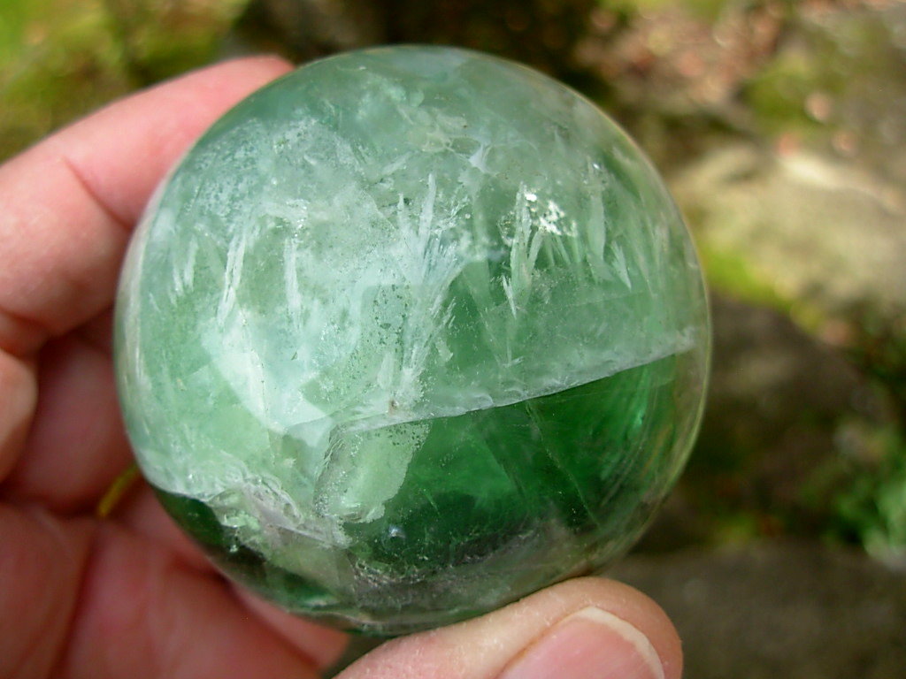 61mm Green Fluorite Sphere