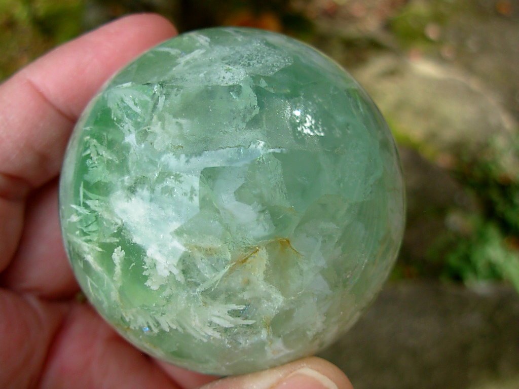 61mm Green Fluorite Sphere