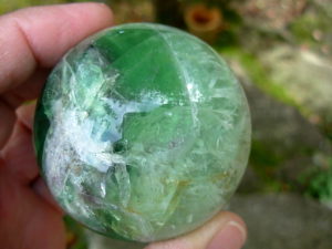 61mm Green Fluorite Sphere