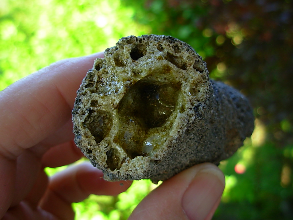 Rare Lechatelierite Fulgurite from Lake Isabella California