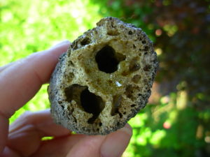 Rare Lechatelierite Fulgurite from Lake Isabella California
