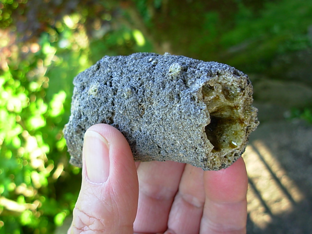 Rare Lechatelierite Fulgurite from Lake Isabella California