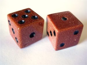 14mm Goldstone Dice