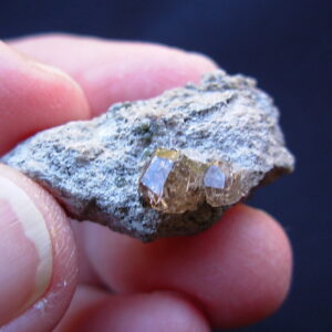 Grossular Garnets on matrix from Jefferson Mine Asbestos Canada
