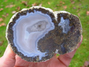 Polished Choyas 2 Chamber Geode Pair