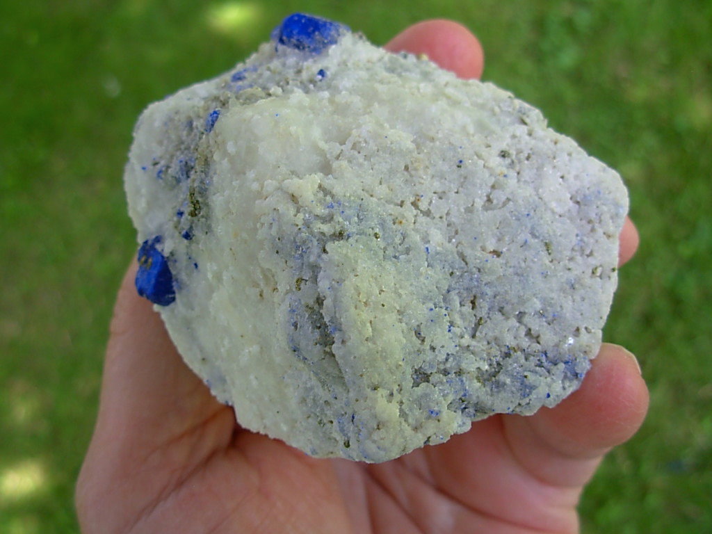 Rare Lazurite Crystal Mineral Specimen from Afghanistan