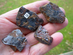 Garnets from Little Pine Mine, NC