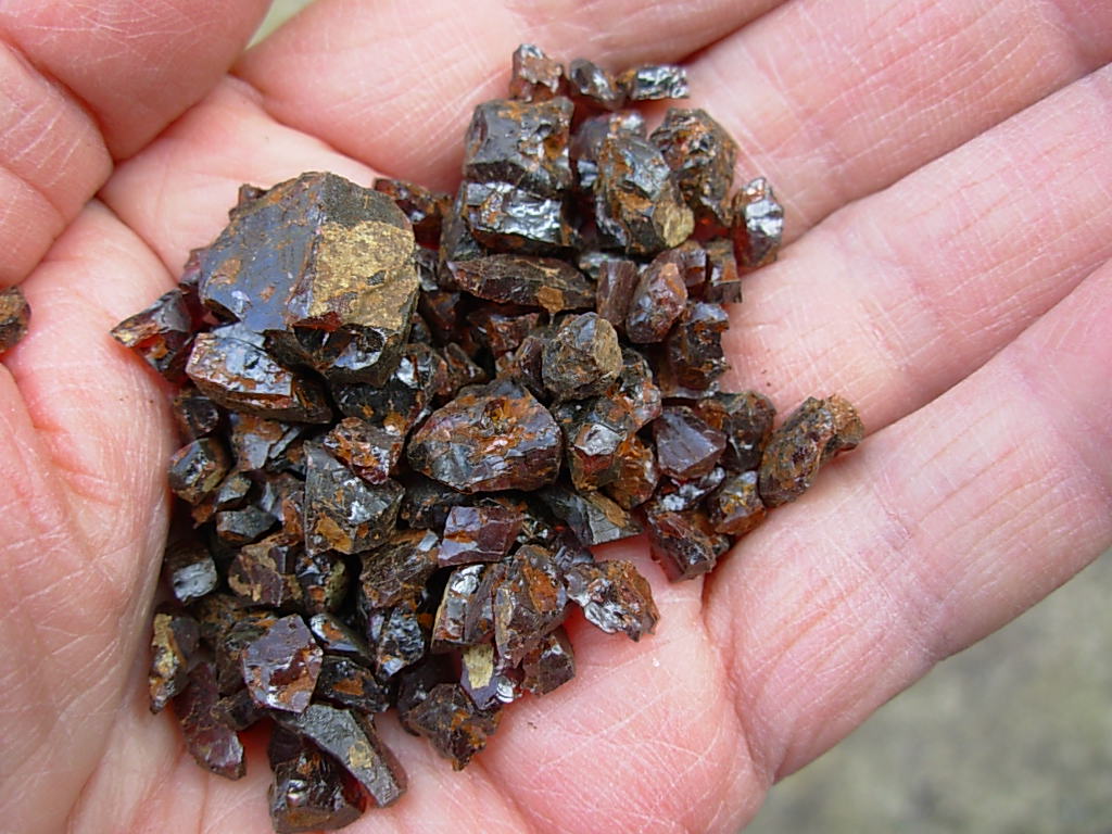 Garnets from Little Pine Mine, NC