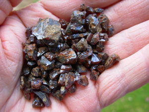 Garnets from Little Pine Mine, NC