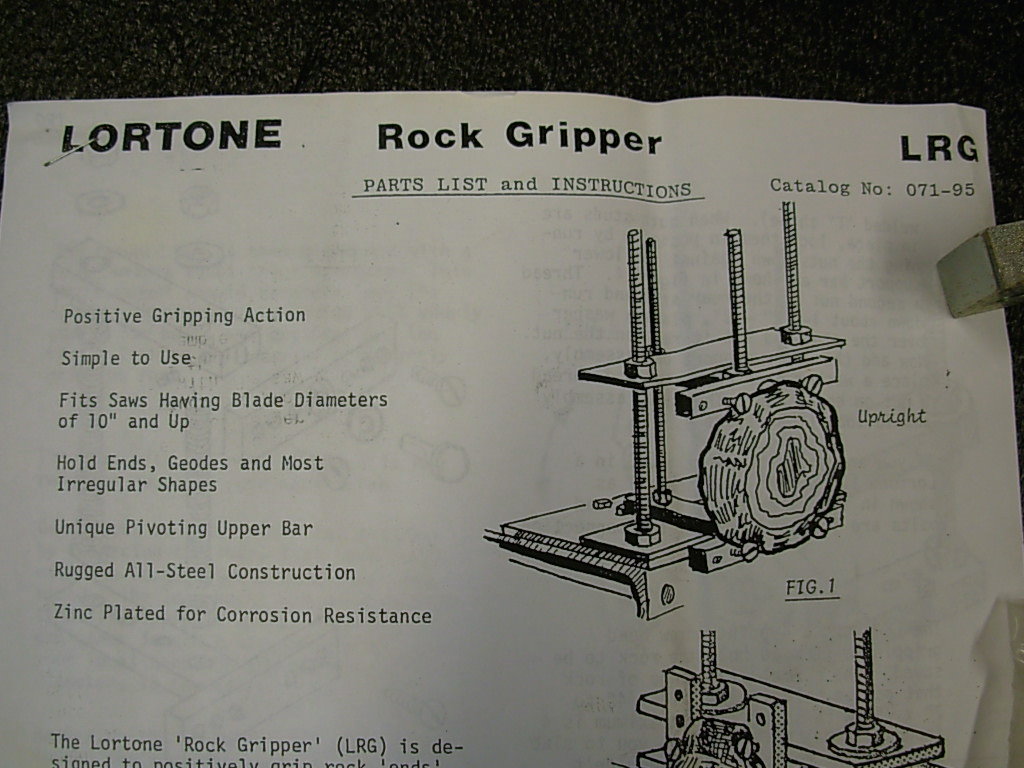 Lortone LRG Rock Gripper