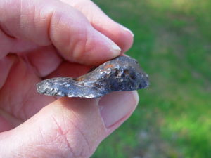 31g Canyon Diablo Etched End Slab Meteorite