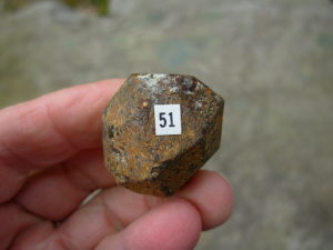 Garnets from Morganton NC