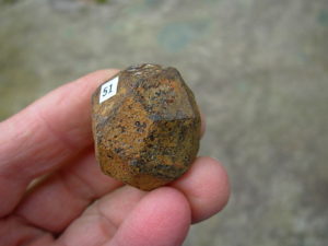 Garnets from Morganton NC