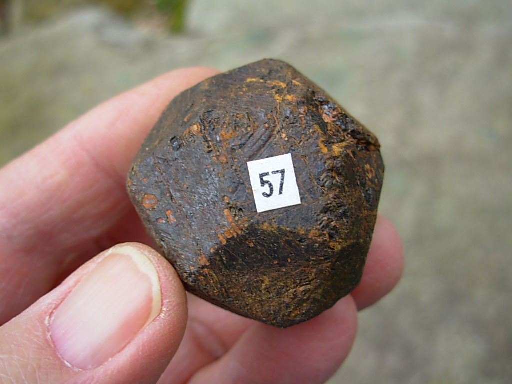 Garnets from Morganton NC