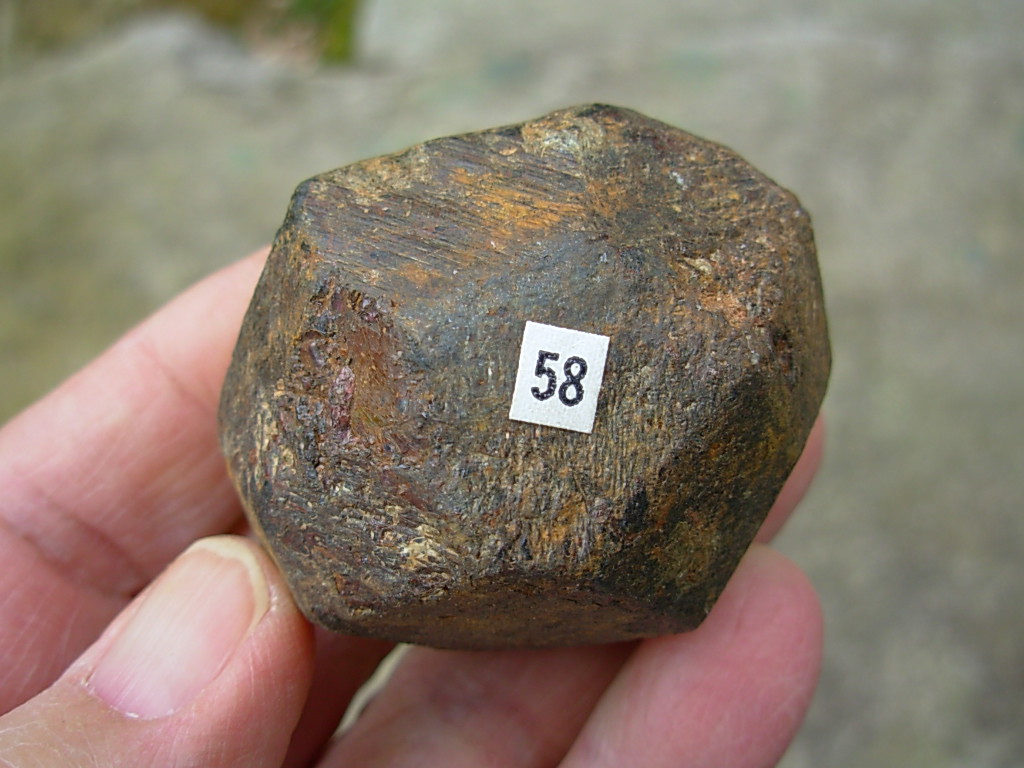 Garnets from Morganton NC