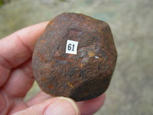 Garnets from Morganton NC