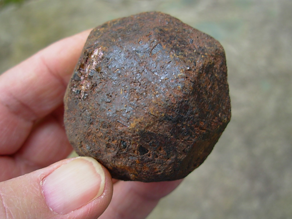 Garnets from Morganton NC