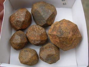 Garnets from Morganton NC