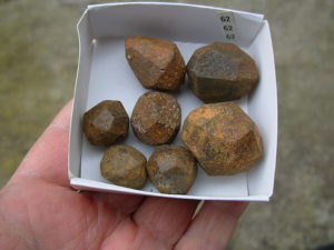 Garnets from Morganton NC