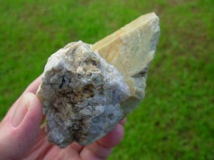 Beryl in Albite Quartz Matrix with Minor Schorl Ray Mine