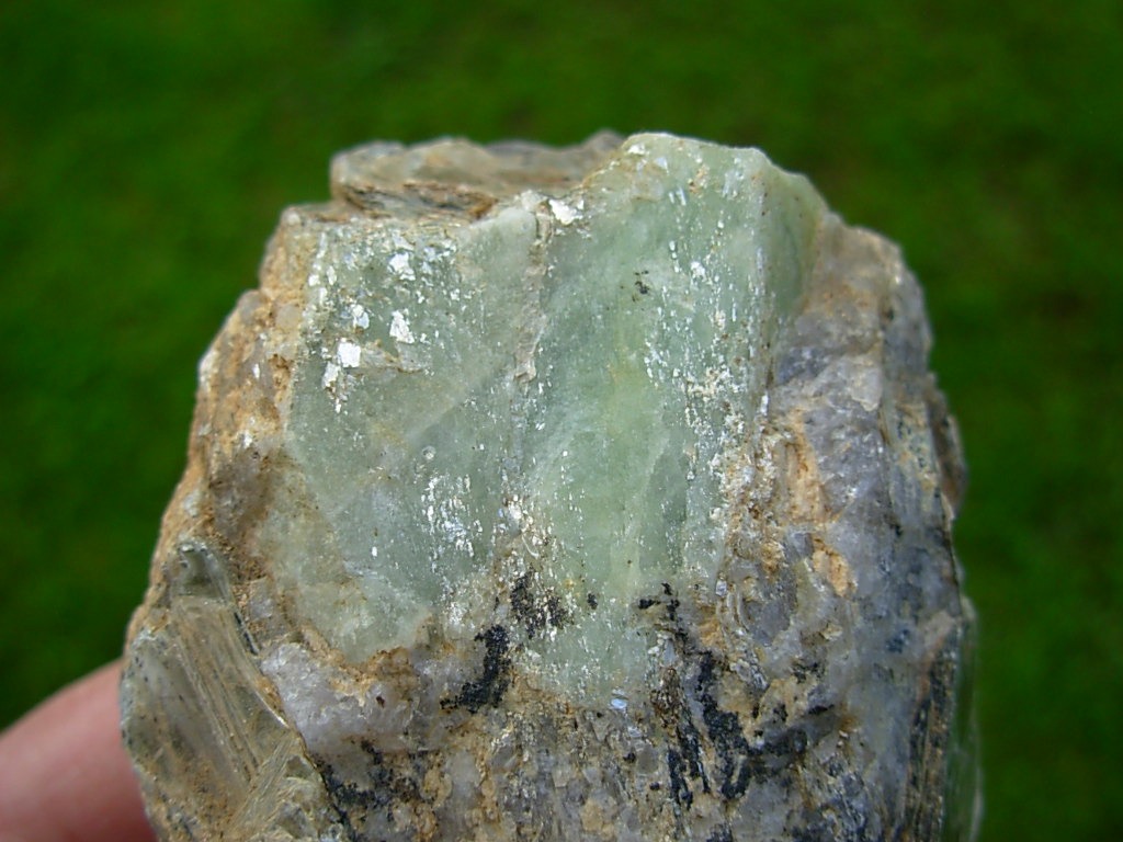 Beryl in Quartz Muscovite Matrix Ray Mine