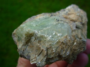 Beryl in Quartz Muscovite Matrix Ray Mine