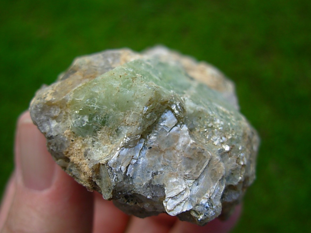 Beryl in Quartz Muscovite Matrix Ray Mine