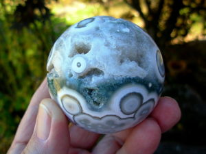 60mm AA Grade Ocean Jasper Sphere