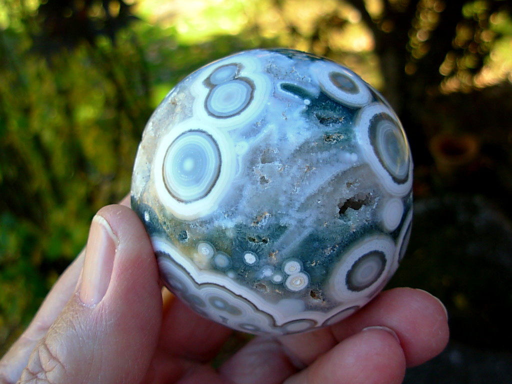 60mm AA Grade Ocean Jasper Sphere