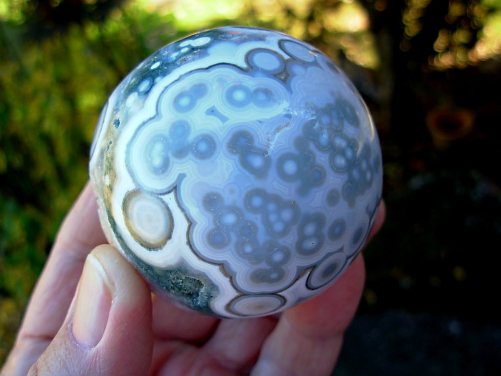 60mm AA Grade Ocean Jasper Sphere