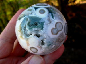 60mm AA Grade Ocean Jasper Sphere