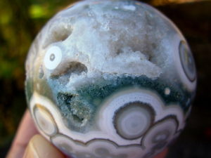 60mm AA Grade Ocean Jasper Sphere