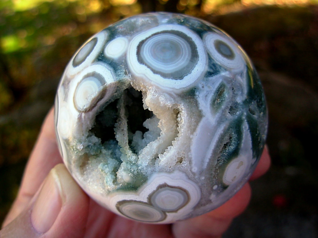 60mm AA Grade Ocean Jasper Sphere
