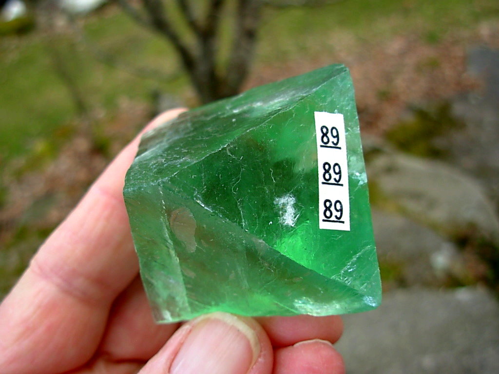 Large Octahedral Fluorite Crystal from Riemvasmaak South Africa