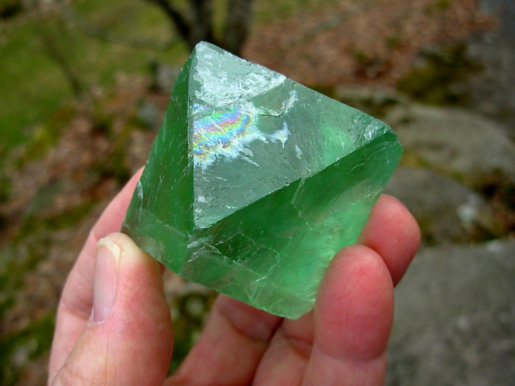 Large Octahedral Fluorite Crystal from Riemvasmaak South Africa