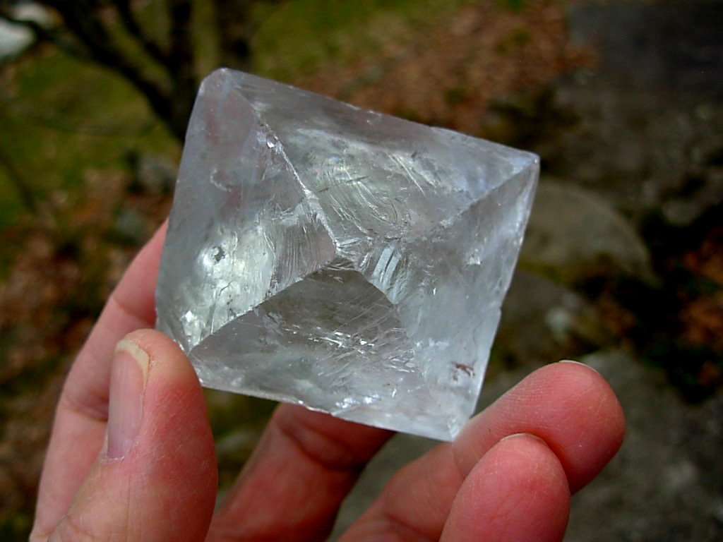 Large Octahedral Fluorite Crystal from Riemvasmaak South Africa