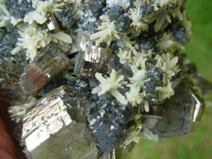 Pyyrhotite, Galena, Sphalerite and Quartz from Dal'negorsk, Russia