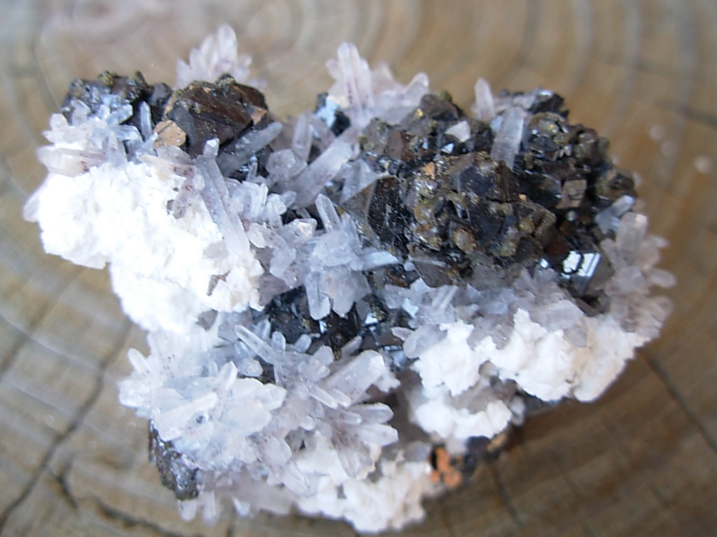 Quartz Barite and Sphalerite from Bulgaria