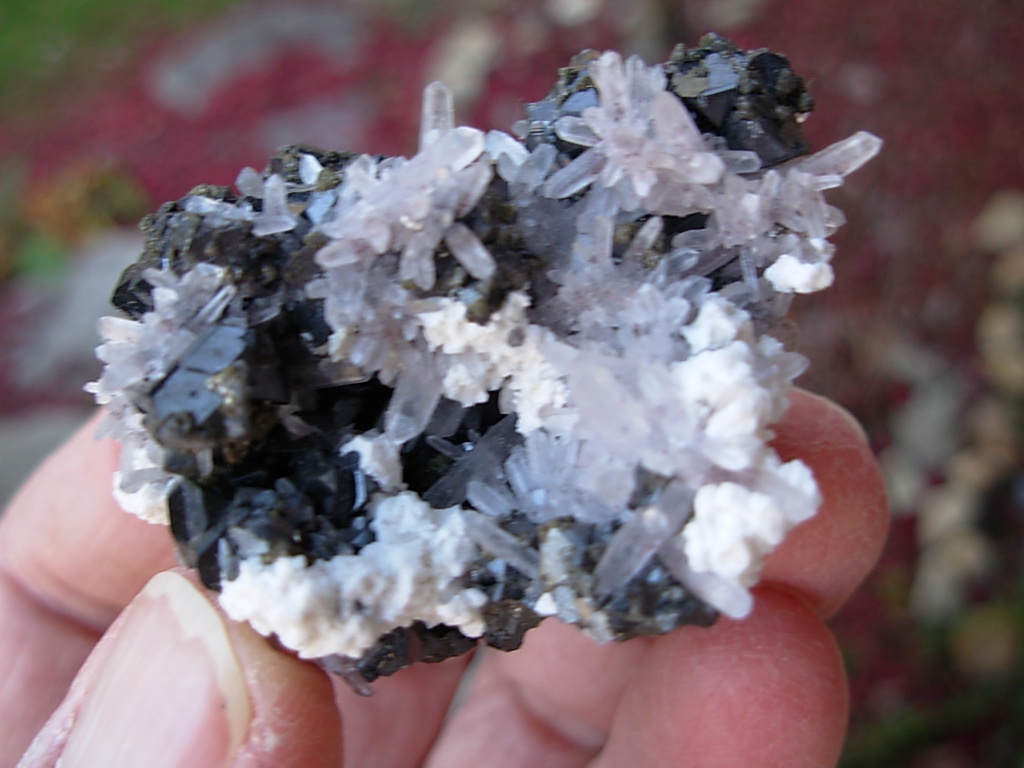 Quartz Barite and Sphalerite from Bulgaria