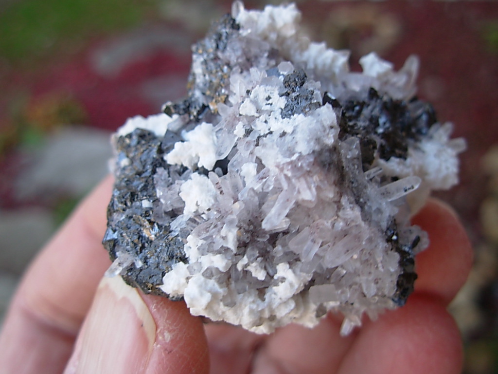 Quartz Barite and Sphalerite from Bulgaria