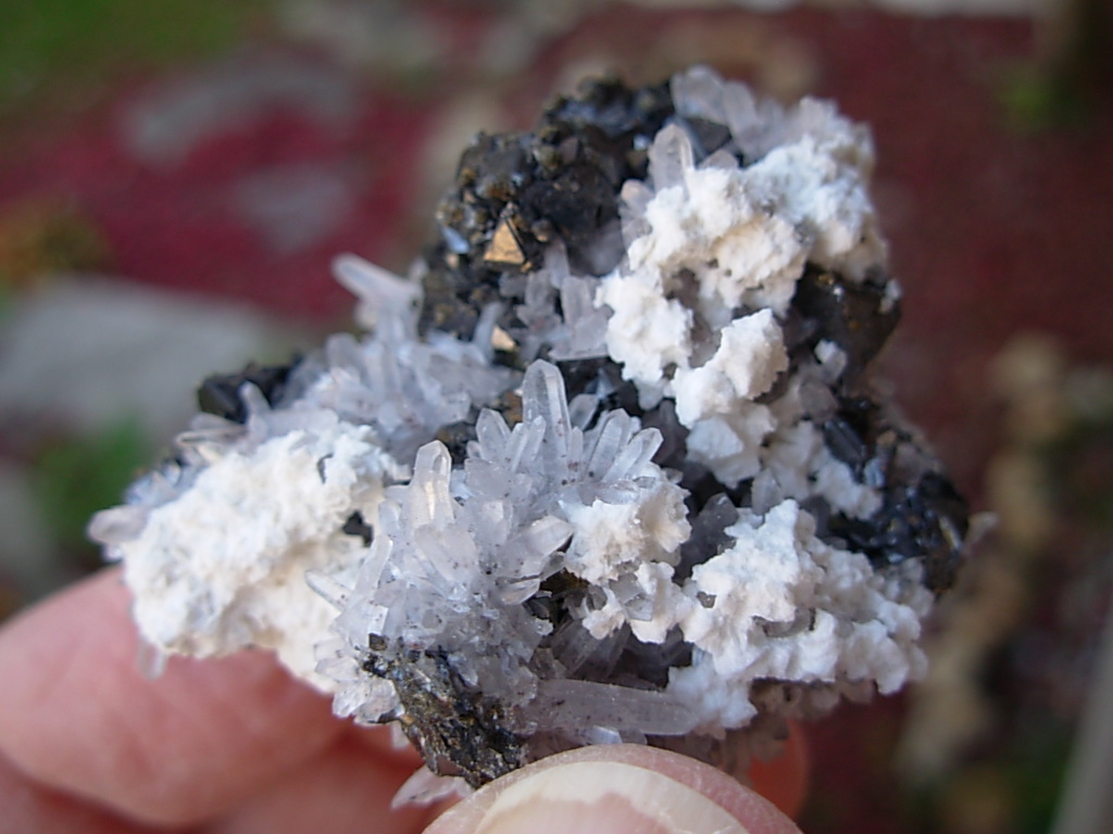Quartz Barite and Sphalerite from Bulgaria