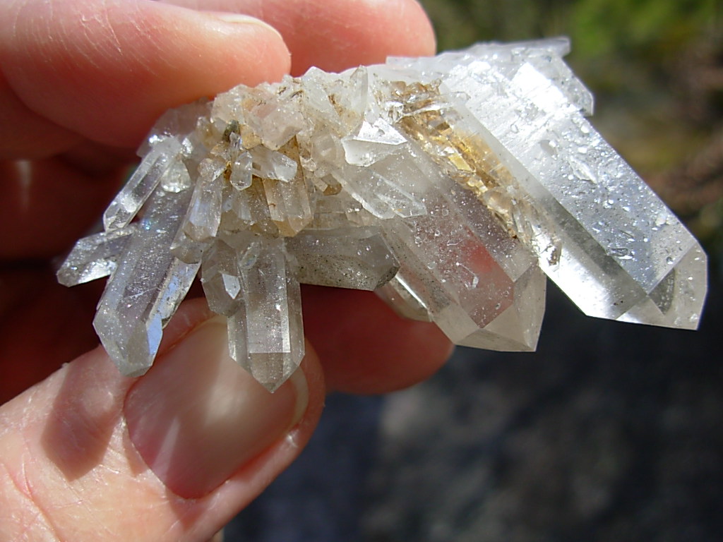 Natural Quartz Crystal Cluster from Grandfather Mountain, NC