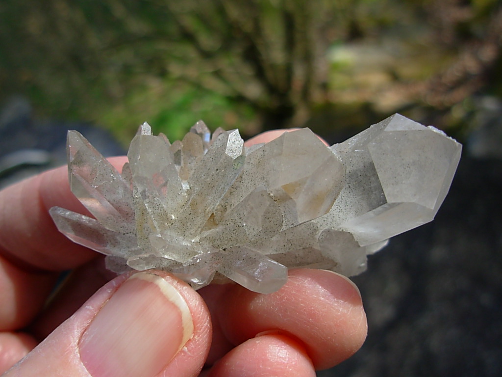 Natural Quartz Crystal Cluster from Grandfather Mountain, NC