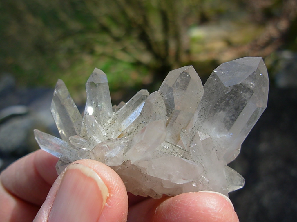 Natural Quartz Crystal Cluster from Grandfather Mountain, NC