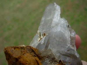 Natural Smoky Quartz Crystal Section from Hiddenite, NC