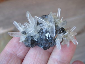 Quartz Galena and Sphalerite from Bulgari
